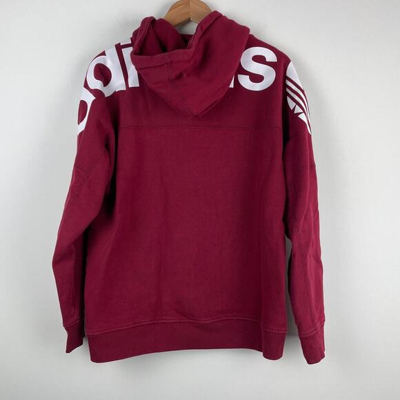 adidas red Vocal RYV Blocked Pullover Unisex Hoodie - Size S - Picture 1 of 9